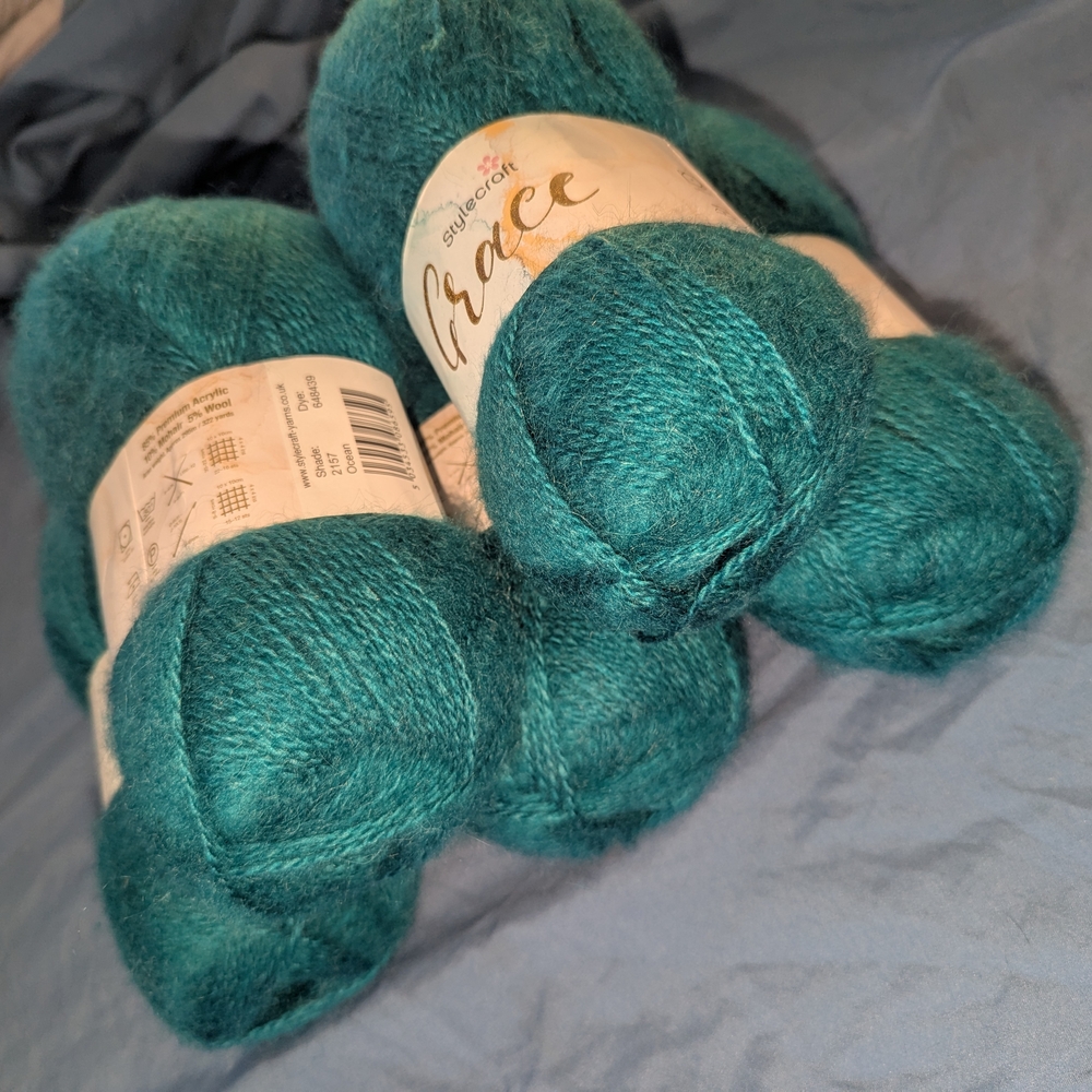 Stylecraft Grace Teal Yarn Bundle